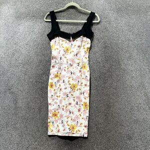 Switchblade Stiletto Hula Girl Darling‎ Dress Women XS Pinup Rockabilly Pencil